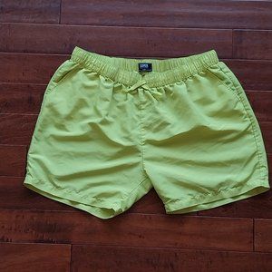 Neon yellow shorts